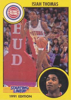 1991 Kenner Starting Lineup Cards #6184105020 Isiah Thomas Front