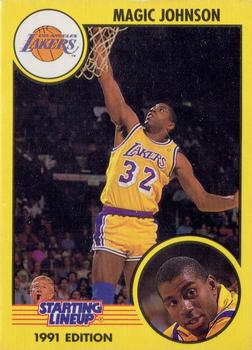 1991 Kenner Starting Lineup Cards #6184109010 Magic Johnson Front