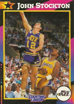 1992 Kenner Starting Lineup Cards #6743131000 John Stockton Front