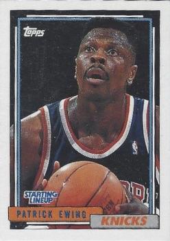 1993 Kenner/Topps Starting Lineup Cards #35SL Patrick Ewing Front