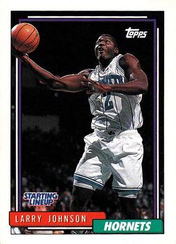 1993 Kenner/Topps Starting Lineup Cards #32SL Larry Johnson Front