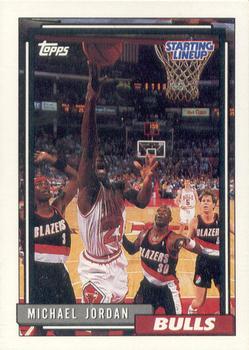 1993 Kenner/Topps Starting Lineup Cards #58SL Michael Jordan Front