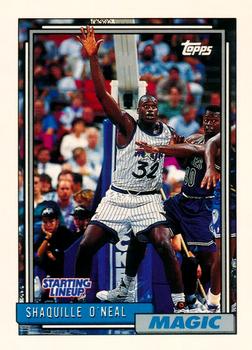 1993 Kenner/Topps Starting Lineup Cards #47SL Shaquille O'Neal Front