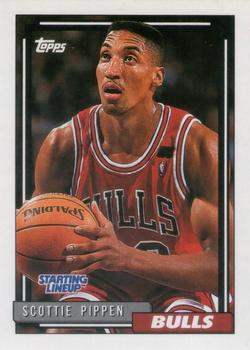 1993 Kenner/Topps Starting Lineup Cards #31SL Scottie Pippen Front