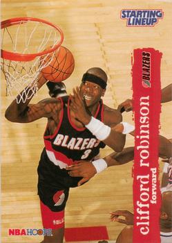 1996 Kenner/Hoops Starting Lineup Cards #53336100 Clifford Robinson Front