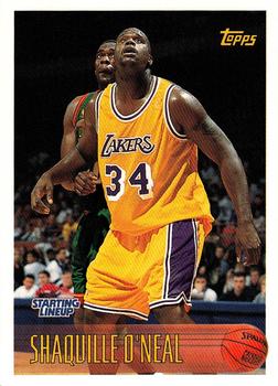 1997 Kenner/Topps/Upper Deck Starting Lineup Cards #220 Shaquille O'Neal Front
