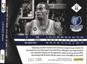 2011-12 Panini Limited #68 Mike Conley Back