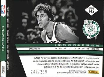 2011-12 Panini Limited #142 Dave Cowens Back