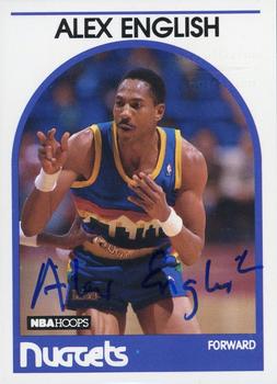 2011-12 Hoops - 89-90 Buyback Autographs #120 Alex English Front