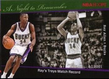 2011-12 Hoops - A Night to Remember #14 Ray Allen Front