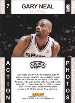 2011-12 Hoops - Action Photos #7 Gary Neal Back