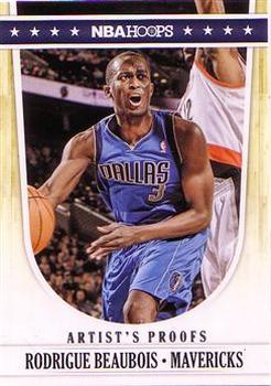 2011-12 Hoops - Artist's Proofs #36 Rodrigue Beaubois Front