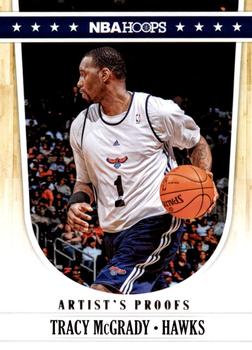 2011-12 Hoops - Artist's Proofs #58 Tracy McGrady Front