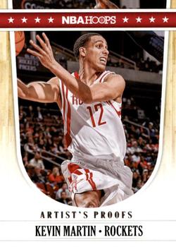 2011-12 Hoops - Artist's Proofs #73 Kevin Martin Front