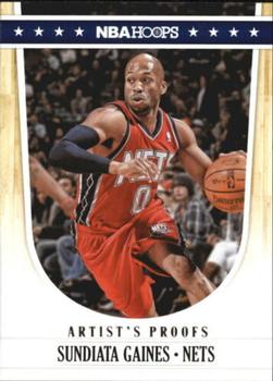 2011-12 Hoops - Artist's Proofs #144 Sundiata Gaines Front
