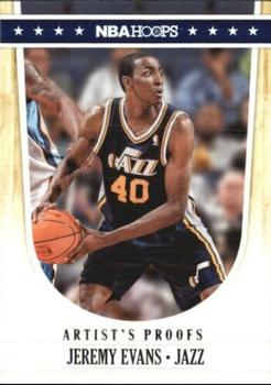 2011-12 Hoops - Artist's Proofs #232 Jeremy Evans Front