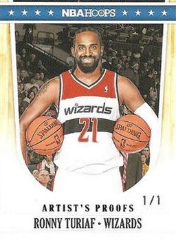 2011-12 Hoops - Artist's Proofs Black #244 Ronny Turiaf Front