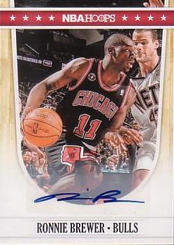 2011-12 Hoops - Autographs #23 Ronnie Brewer Front