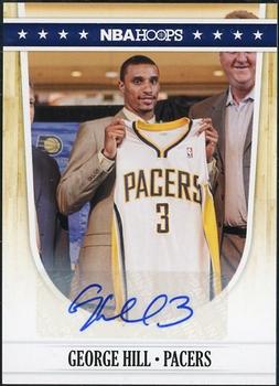 2011-12 Hoops - Autographs #82 George Hill Front