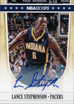 2011-12 Hoops - Autographs #85 Lance Stephenson Front