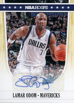 2011-12 Hoops - Autographs #103 Lamar Odom Front