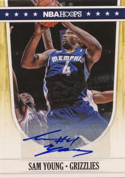 2011-12 Hoops - Autographs #112 Sam Young Front