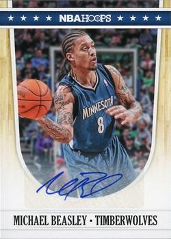 2011-12 Hoops - Autographs #133 Michael Beasley Front
