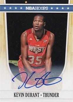 2011-12 Hoops - Autographs #262 Kevin Durant Front