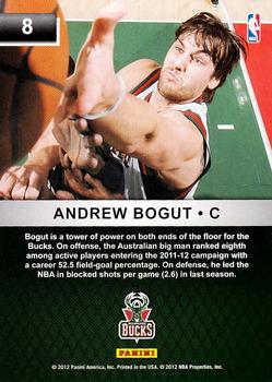2011-12 Hoops - Bigs #8 Andrew Bogut Back