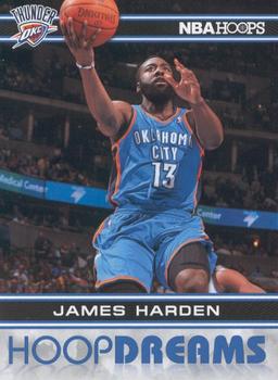 2011-12 Hoops - Hoop Dreams #3 James Harden Front