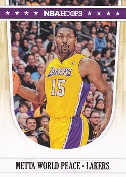 2011-12 Hoops - Glossy #95 Metta World Peace Front