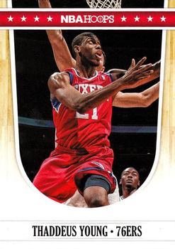 2011-12 Hoops - Glossy #190 Thaddeus Young Front