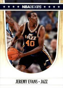 2011-12 Hoops - Glossy #232 Jeremy Evans Front