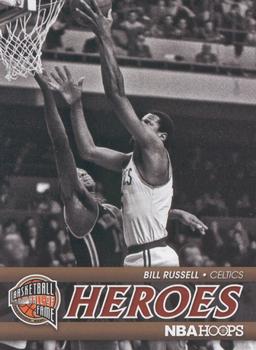 2011-12 Hoops - Hall of Fame Heroes #1 Bill Russell Front