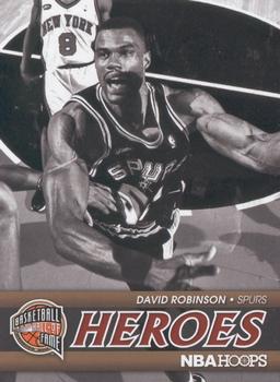 2011-12 Hoops - Hall of Fame Heroes #14 David Robinson Front