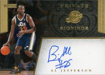 2011-12 Hoops - Private Signings #PS-AJF Al Jefferson Front