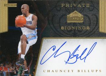 2011-12 Hoops - Private Signings #PS-CBL Chauncey Billups Front