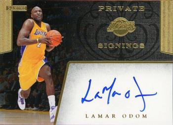 2011-12 Hoops - Private Signings #PS-LO Lamar Odom Front