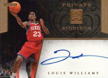 2011-12 Hoops - Private Signings #PS-LW Louis Williams Front