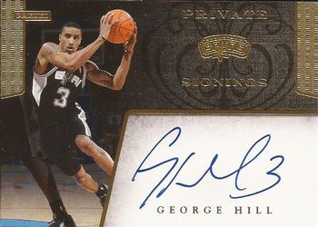 2011-12 Hoops - Private Signings #PS-GHL George Hill Front