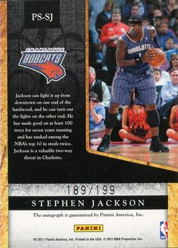 2011-12 Hoops - Private Signings #PS-SJ Stephen Jackson Back