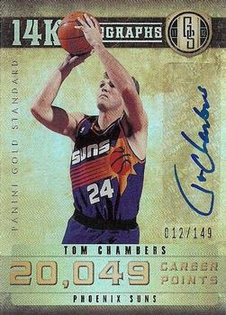 2011-12 Panini Gold Standard - 14K Autographs #16 Tom Chambers Front