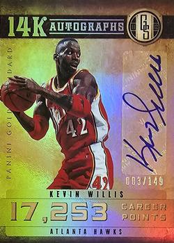 2011-12 Panini Gold Standard - 14K Autographs #41 Kevin Willis Front