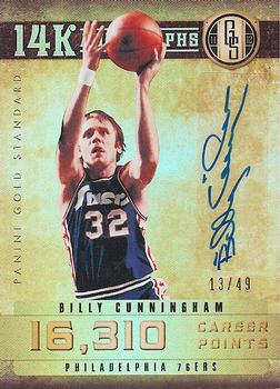 2011-12 Panini Gold Standard - 14K Autographs #50 Billy Cunningham Front