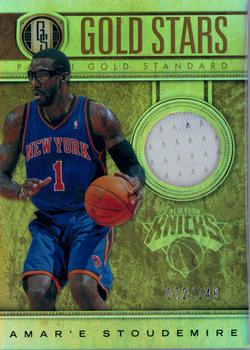 2011-12 Panini Gold Standard - Gold Stars Materials #9 Amare Stoudemire Front