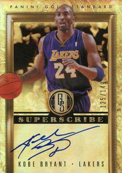 2011-12 Panini Gold Standard - Superscribe Autographs #24 Kobe Bryant Front