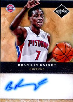2011-12 Panini Limited - 2011 Draft Pick Redemptions Autographs #13 Brandon Knight Front
