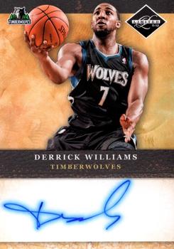 2011-12 Panini Limited - 2011 Draft Pick Redemptions Autographs #26 Derrick Williams Front