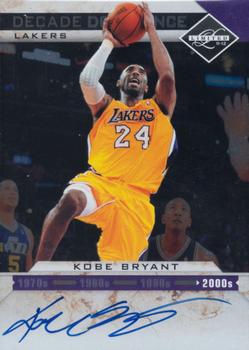 2011-12 Panini Limited - Decade Dominance Signatures #17 Kobe Bryant Front