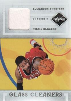 2011-12 Panini Limited - Glass Cleaners Materials #7 LaMarcus Aldridge Front